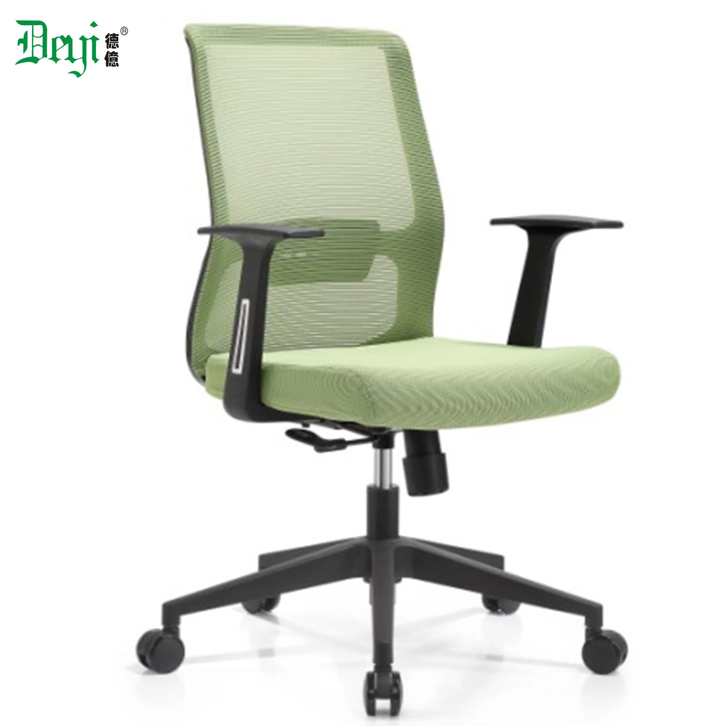 Mesh Fabric PU Armrest Tilting Locked Mechanism Nylon Base Office Mesh Furniture