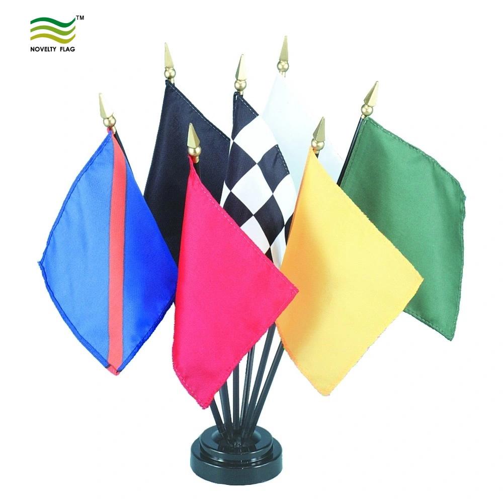 10X15cm/14X21cm National Logo Plastic Table Flags (NF09P04024)