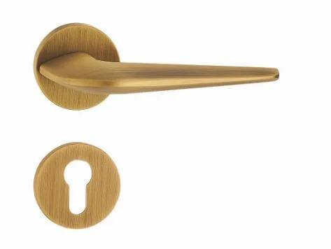 Elegent Series Antique Brass Bedroom Door Handles Vintage Silent Wooden Door Handle