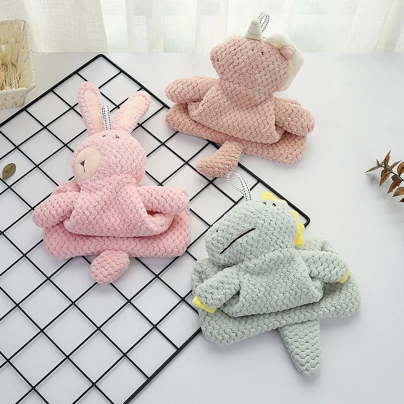 Super Absorbent Lovely Animal Microfiber Multi-Purpose Kitchen Bathroom Cleaning Cloth Hand Towel