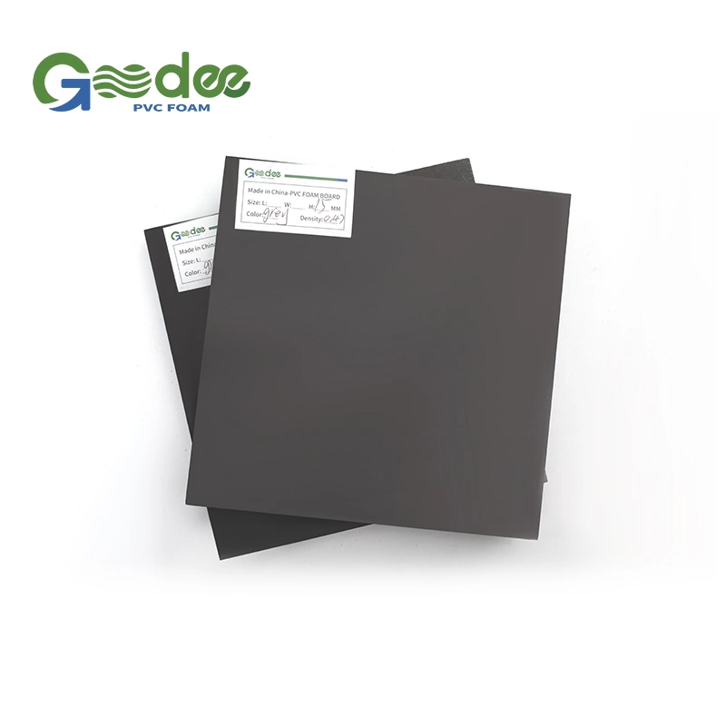 Black PVC Foam Board Co-Extrsuion Board for Building Materials Chipboard