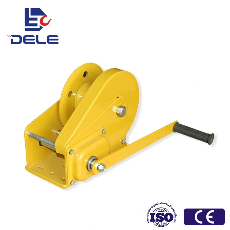 Manufacturing 1800lbs Hand Operated Brake Winches Car Boat Strap Webbing