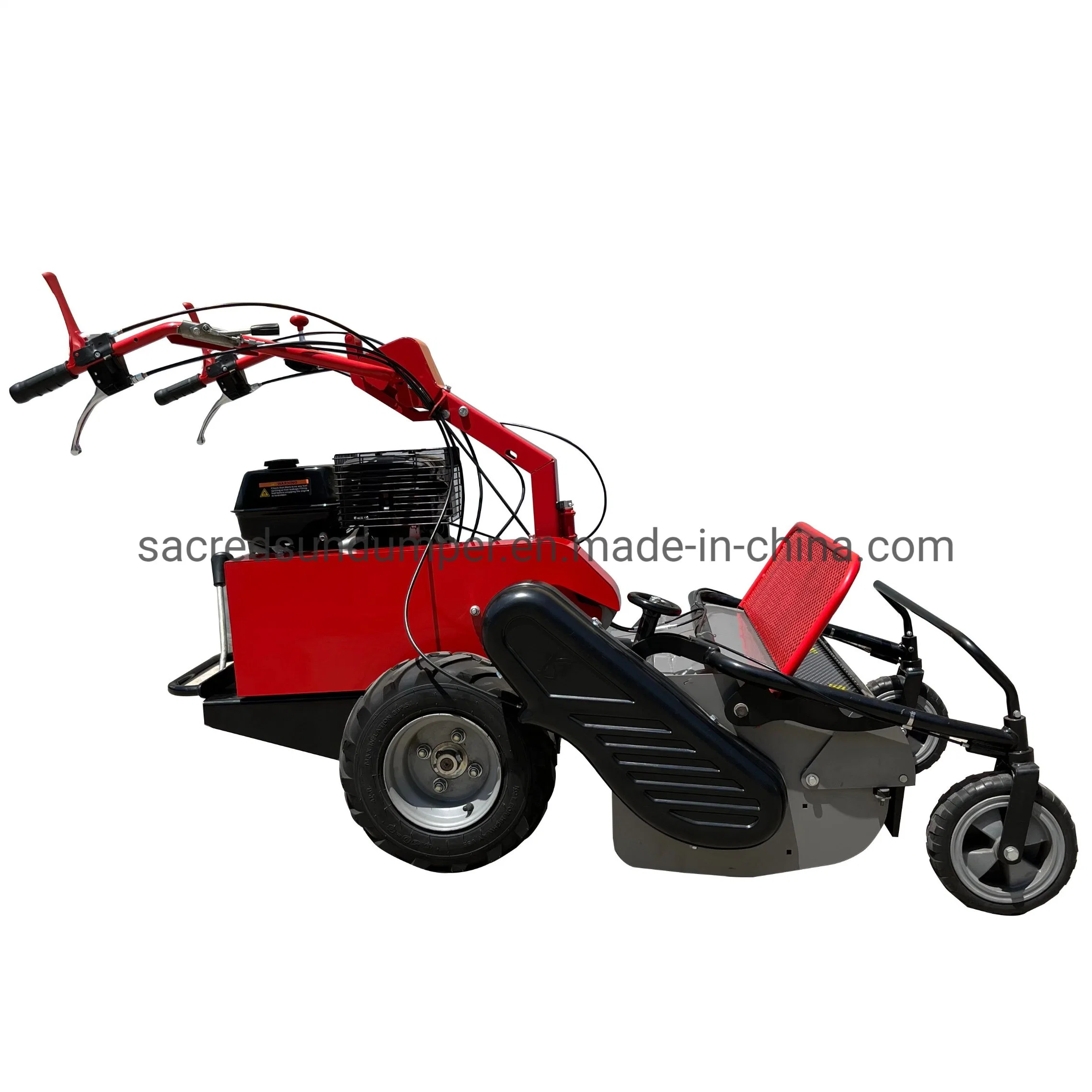 Easy Use Four Wheels Trolley Self-Propelled Brush Cutter Lawn Mower