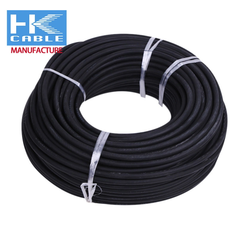China Factory manufacture Flexible Electrode Clamp Rubber Sheathed Electrical Welding Cable Pure Copper Wire