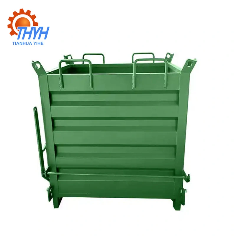 Good Quality Portable Self Dumping Steel Dumping Hopper Construction Waste Container