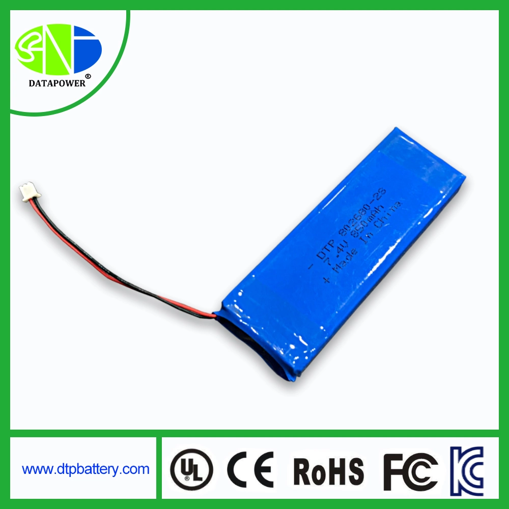 Rechargeable 606090-2s 7.4V 4000mAh Polymer Lithium-Ion Battery Pack