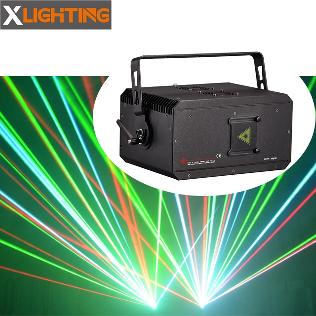 2W láser RGB Light Fat-Beam DMX Mini Lasers para Navidad