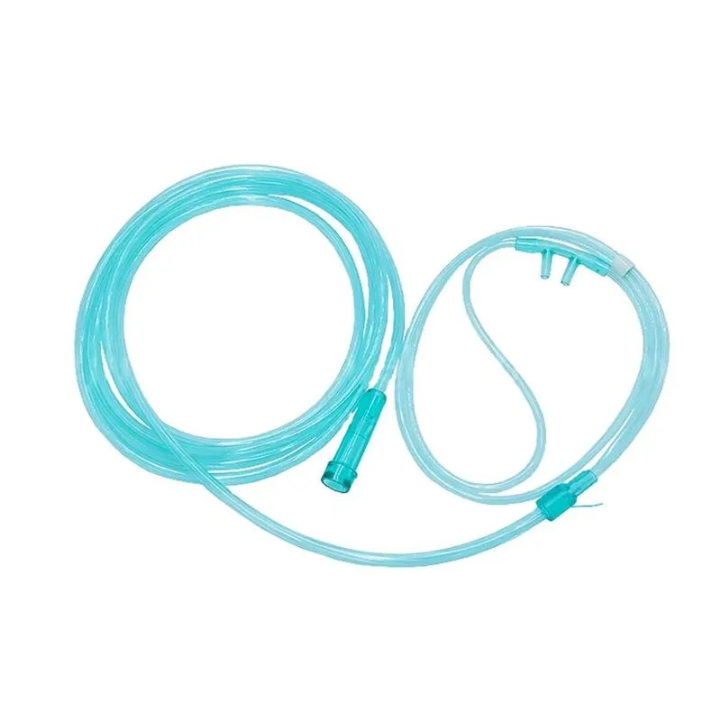 Factory Price Medical Adult Pediatric Disposable PVC Oxygen Nasal Cannula Tube with CE&ISO