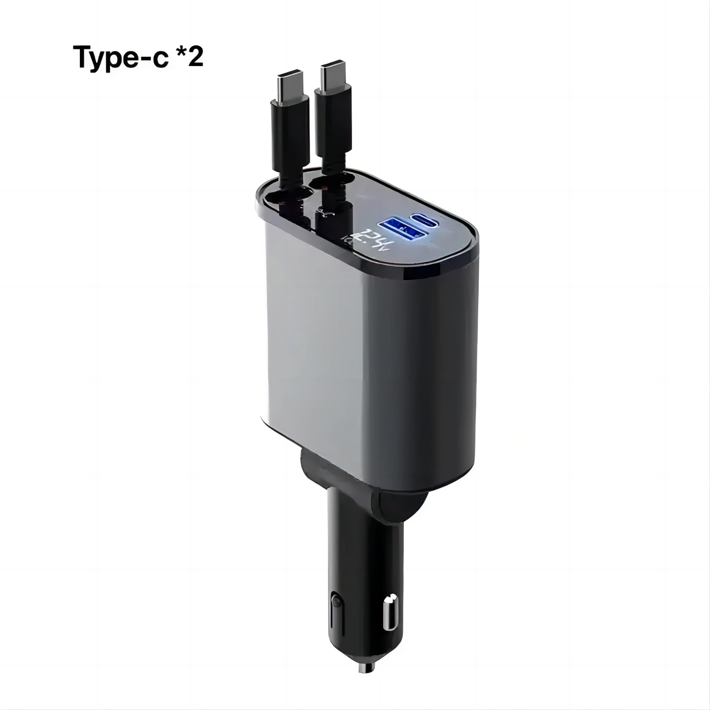 New Generation 4-in-1 Multi-Function Car Charge with Cigarette Lighter Super Fast Charger