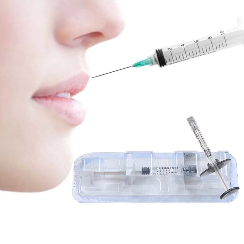 La fabrication de lèvre injectable par voie cutanée Fillers 1 ml de l'acide hyaluronique pour le visage de remplissage d'injection