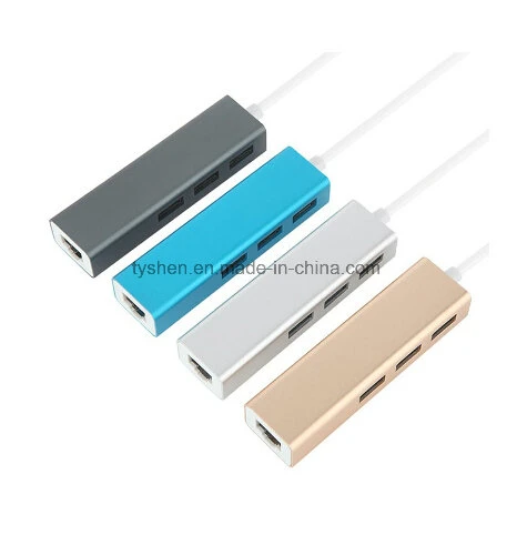 موزع USB من النوع C 3.0 + بطاقة Ethernet بسرعة 100 ميجابت في الثانية،