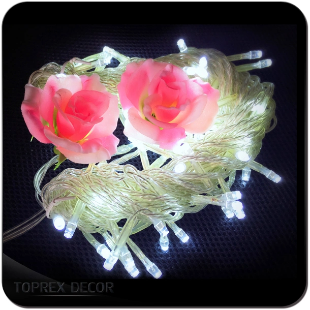 A passagem de iluminação decorativa String Natal Luzes com PRODUTO DE LED