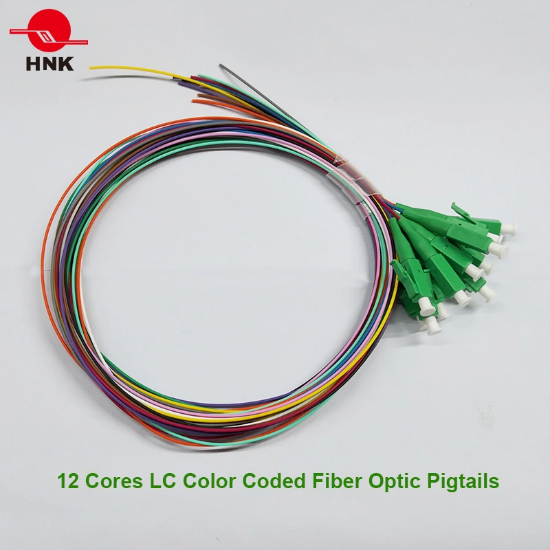 12 Fibers LC Fiber Optic Pigtail