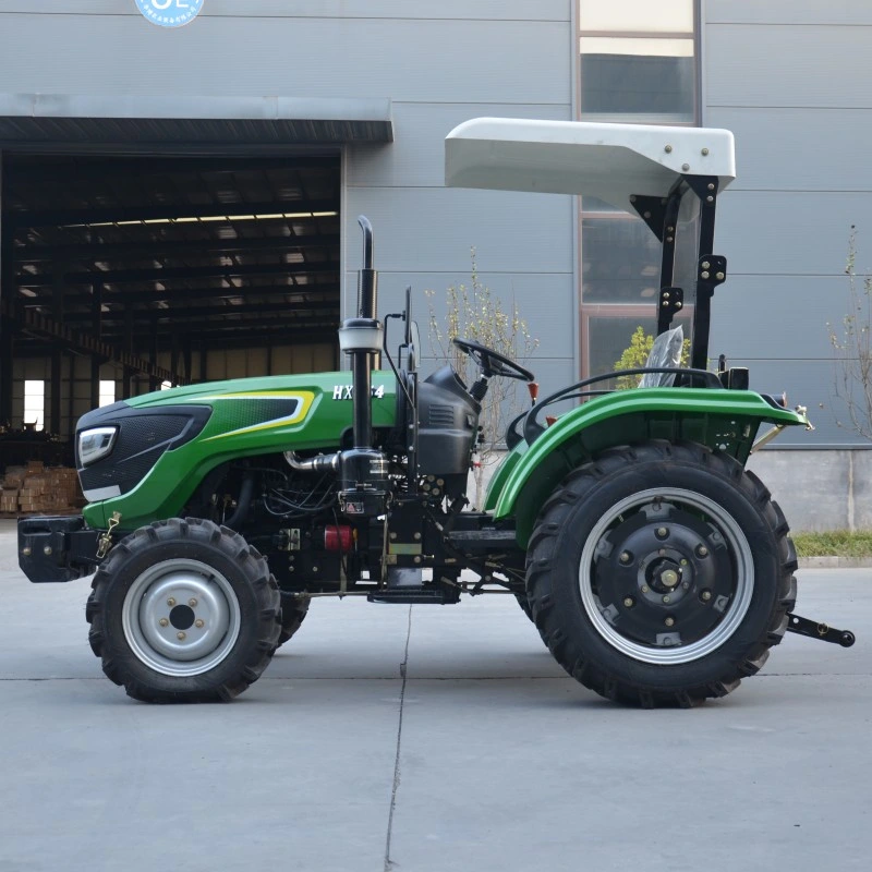 4X4 55HP Tracteurs à roues de l'Agriculture de la machinerie agricole Machine compacte
