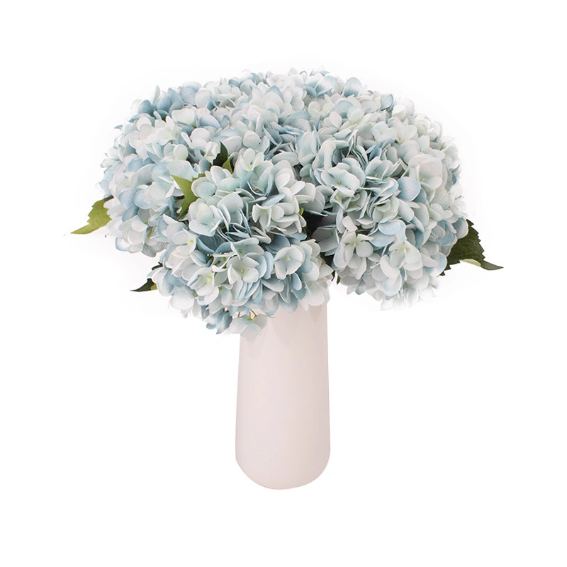 Venta caliente Hydrangea Bouquet Ramo de Flores Artificiales Hogar Decoración de boda