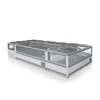 Supermarket Commercial Refrigeration Equipment Combined Fridge Island Meat Frozen Freezer