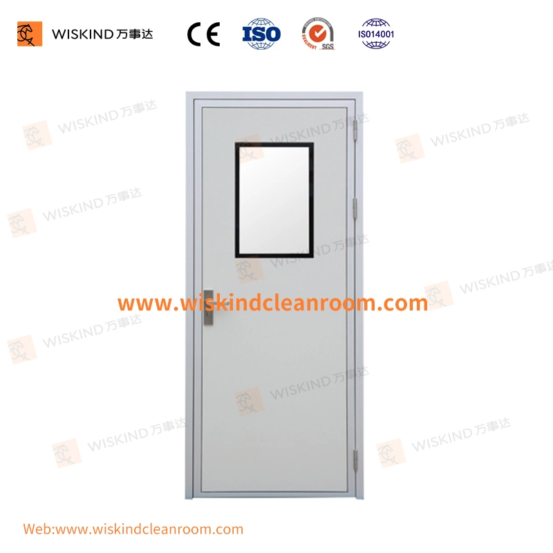 900mm*2100/1000mm*2100mm Ral Color Aluminum Single Doors for Food, Pharmaceutical, Medical, Hospital, Lab with Clean Room Cleaning Special Hinge