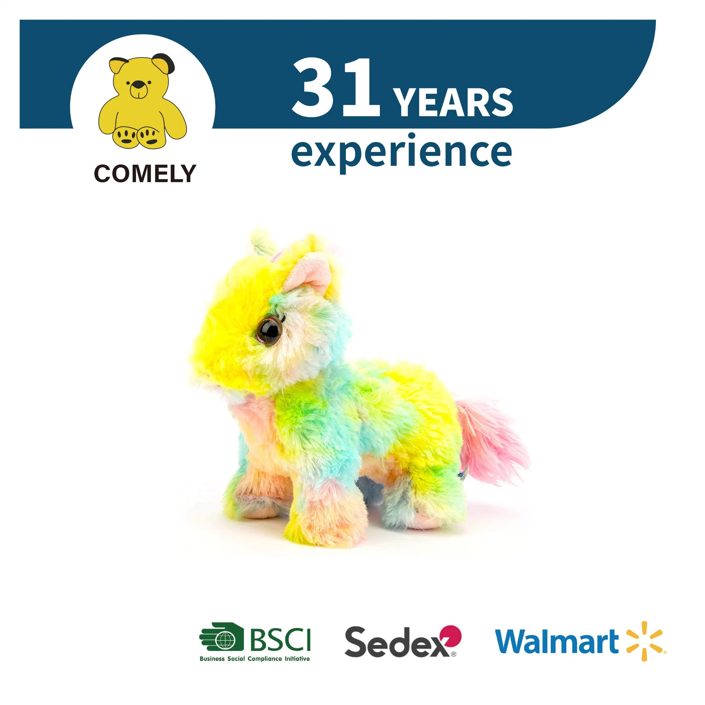 Customized Mascot Toy Plush Small Unicorn Gift for Children Stuffed Soft Toys Factory Manufacturer BSCI Sedex ISO9001