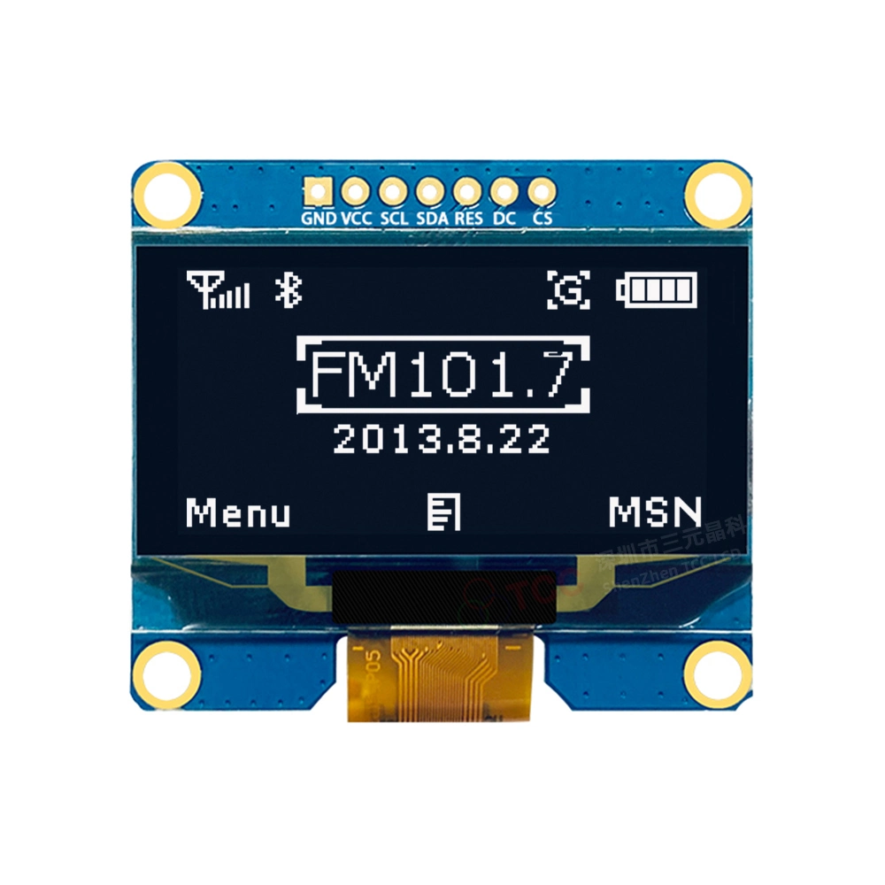 1.54-дюймовый графический интерфейс I2C 7-контактный монохромный OLED Модуль дисплея