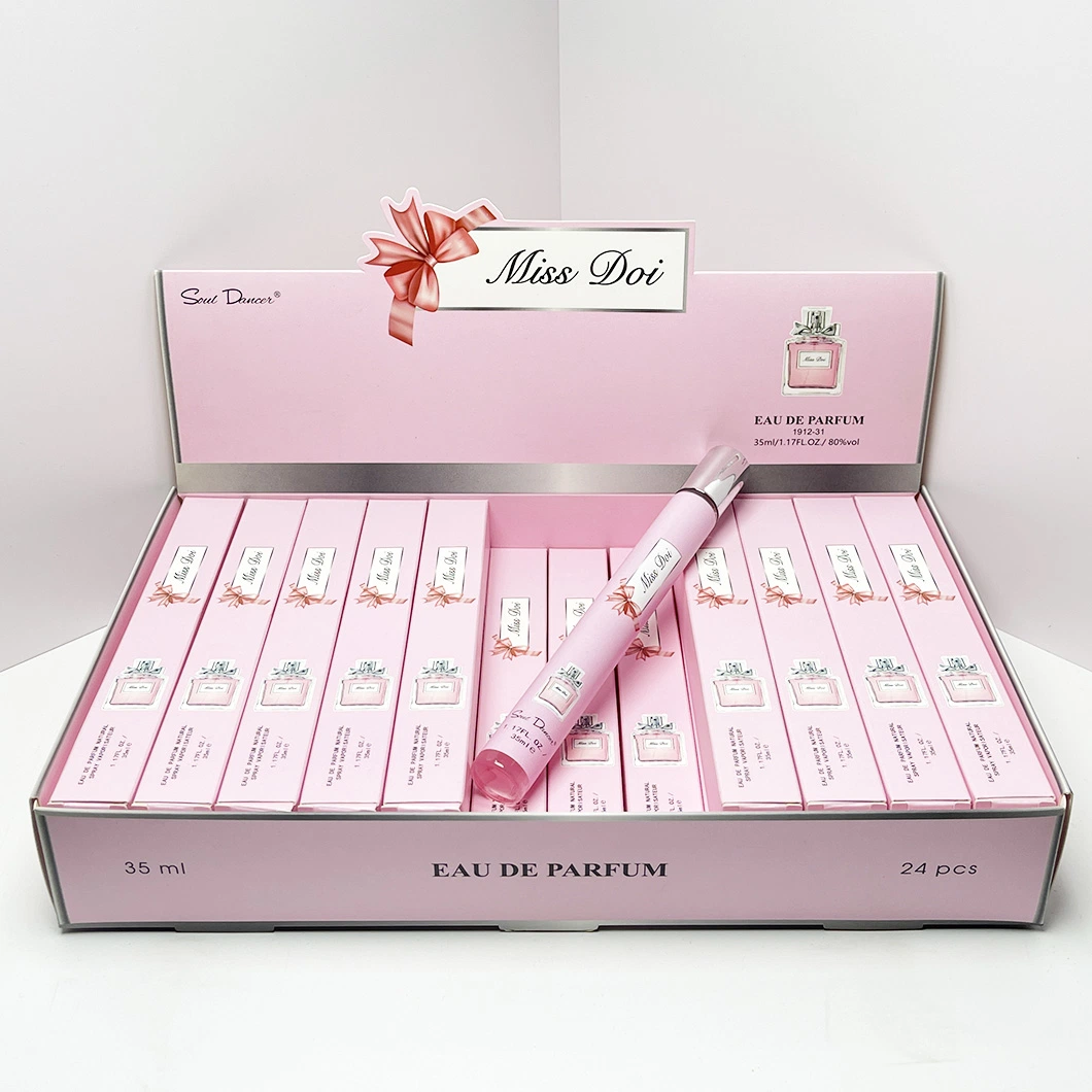 Tubo de ensayo de 35 ml Perfume Eau de Parfum Perfume para hombres y mujeres encuentro rosa