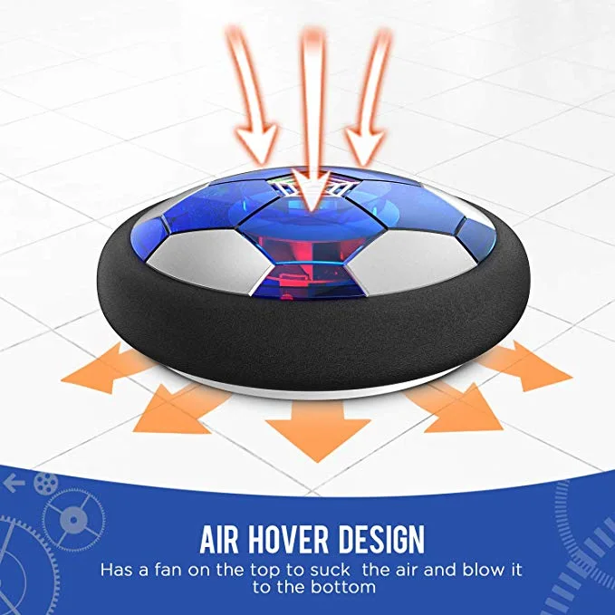 Bola de futebol flutuante Air Power Interactive Disk Júnior de plástico Bola de futebol Toy Hover