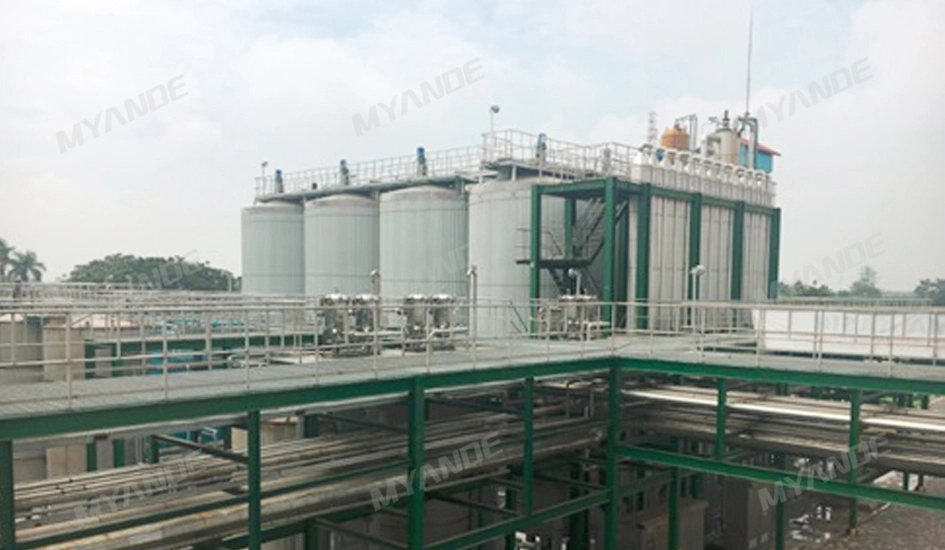 Myande Turnkey Starch Plant Hot Air Drying Machine Maize Starch Corn Starch Positive-Negative Pressure Flash Dryer Machine