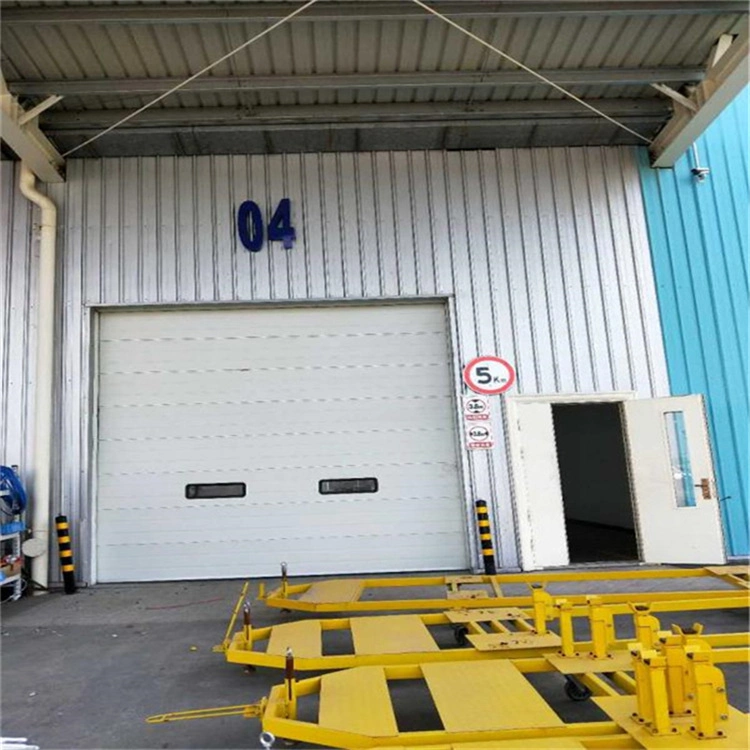 Fire Vertical Lifting Aluminum Alloy Industrial Electric Garage Door