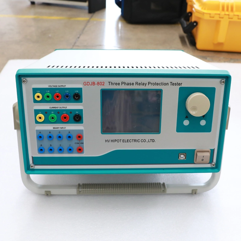 HVHIPOT Three Phase Relay Protection Tester Secondary Current Injection Test Set