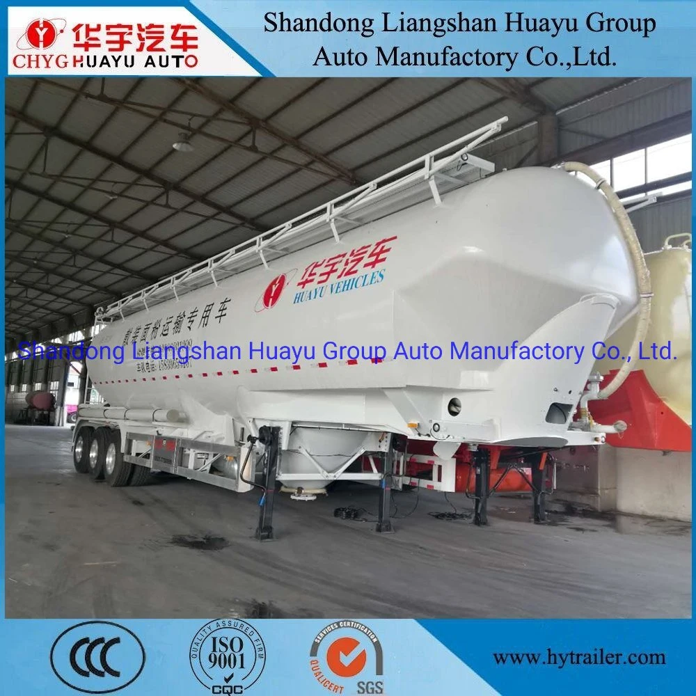 3 Axle 30/40/50 T/Ton Bulk Cement/Fly Ash/Flour/Powder Material Transport Tank/Tanker Semi Trailer