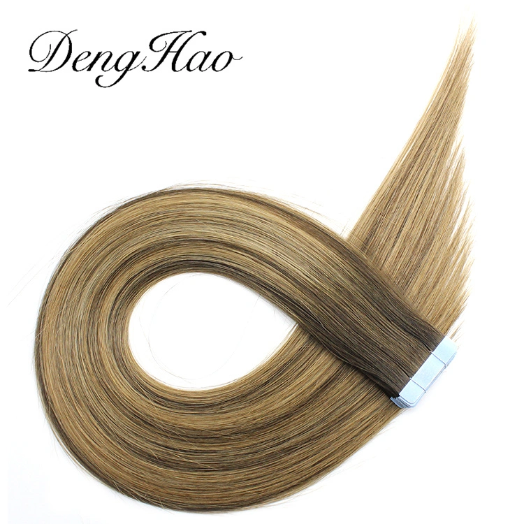 Factory Virgin Remy Full Cuticle Tape in Hair Extension Piano Color