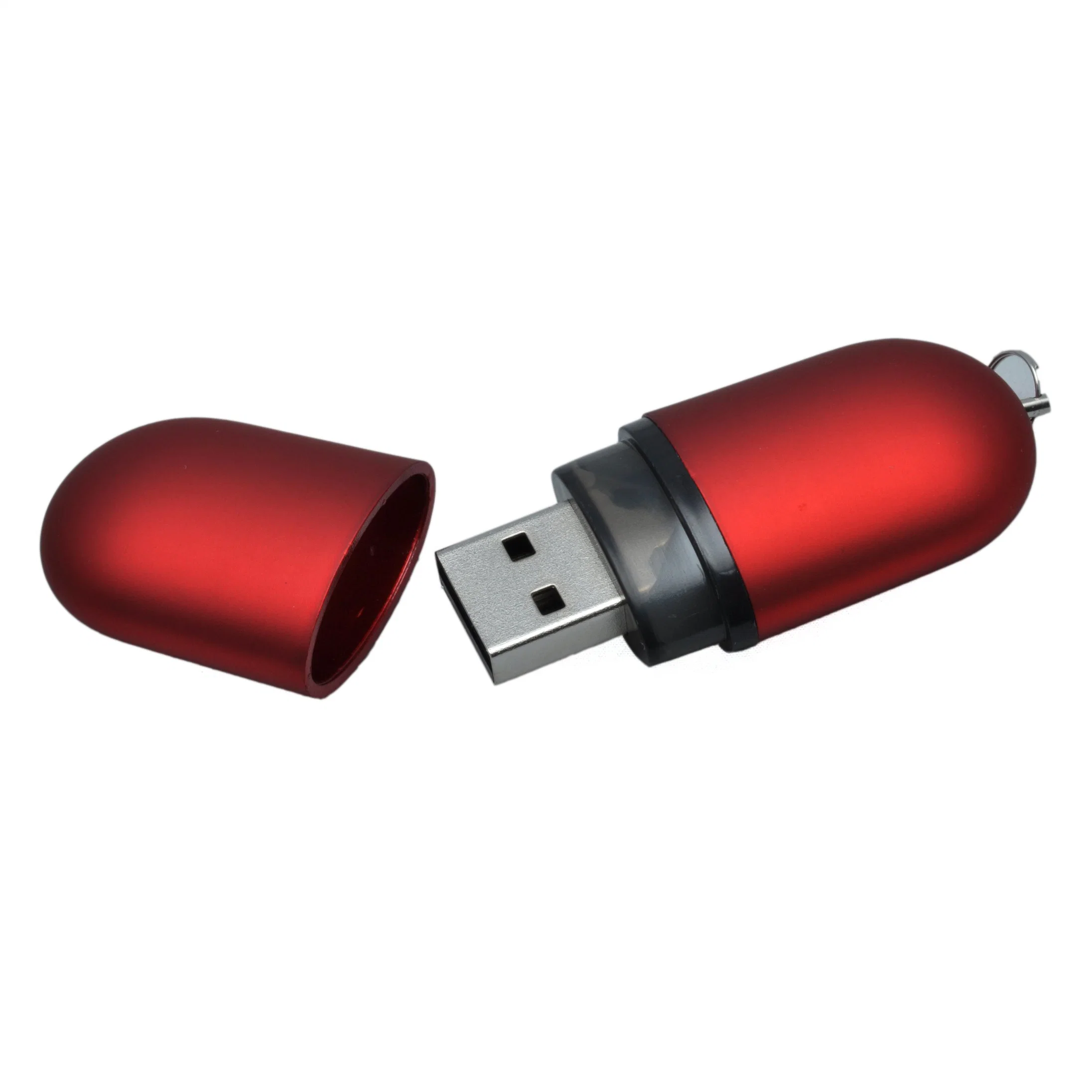 Capsule-Shaped USB Flash Drive 16GB 32GB 64GB 128GB USB 2.0 3.0 OTG USB Stick with Keyring Full Capacity