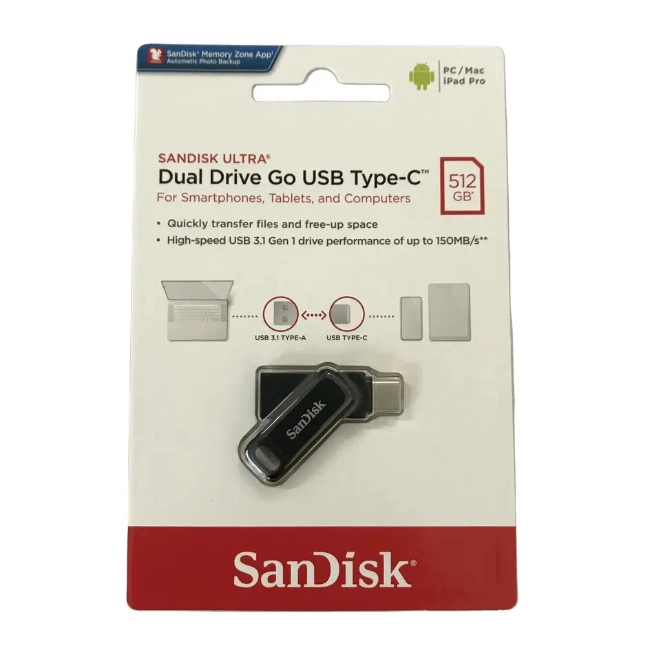 for Sandisk Metal USB Flash Drive High-Speed Memory Stick for Data Storage 4G 8g 16g 32g 64G 128g 256g 512g