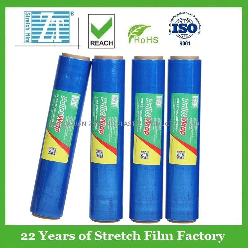Blaue Auti-UV PE Stretchfolie für Verpackung Schutz und Dekoration