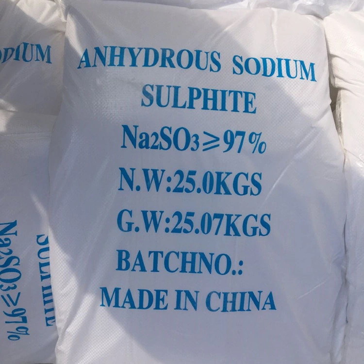 77-57-837 Sulfite de sodium anhydre Na2SO3 de qualité de l'industrie