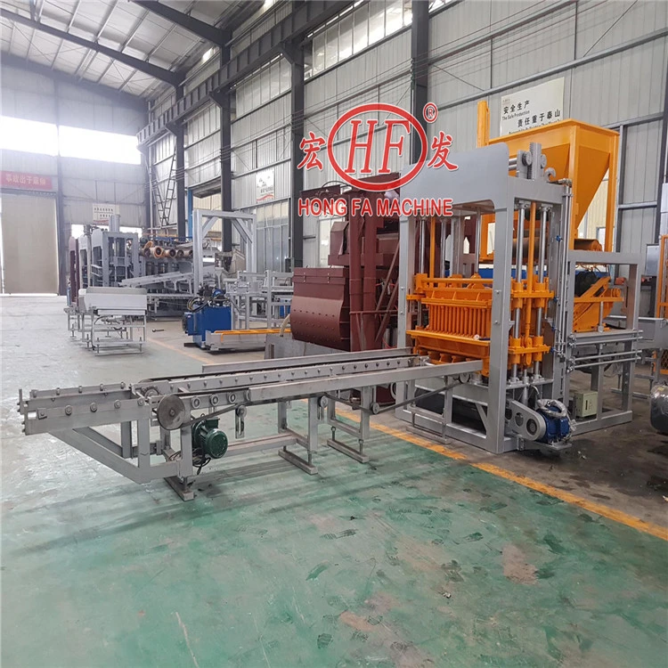 Hongfa Qt6-12 Automatic Block Making Machine Egg Laying Block Brick Making Machine