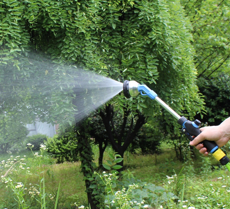 Long-Pole Multi-Function Garden Wash Spray