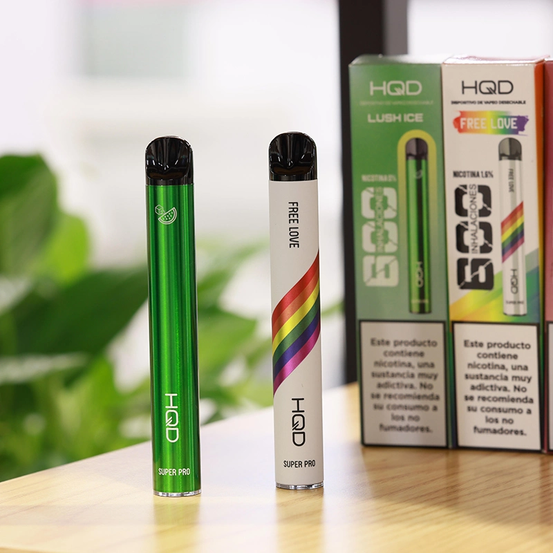 Großhandel/Lieferant HQD neues Produkt Französisch HQD Super pro 2ml 600 Puffs 2% Nikotin Vape Pen