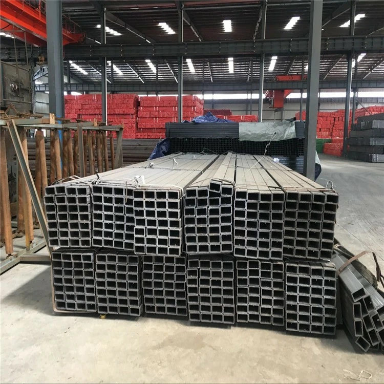 Ms ERW Hollow Section Square Rectangle Round Pipe Hollow Iron Pipe Welded Black Steel Pipe Tube