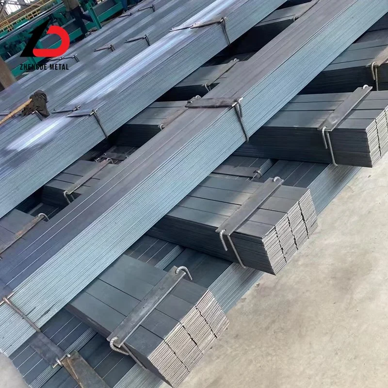 Hot Rolled Black / Galvanized Steel Flat Bar A36 Ss400 S355jr 5160 1095 1080 Iron Carbon Mild Steel Metal Sheet Flat Bar