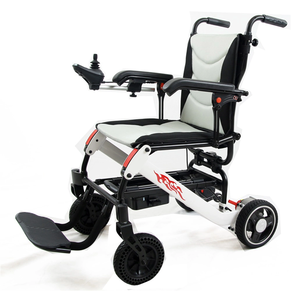 Hot Selling (brushless) Electric Wheelchair Folding Lightweight Aluminum Alloy Power Wheelchair for Disabled