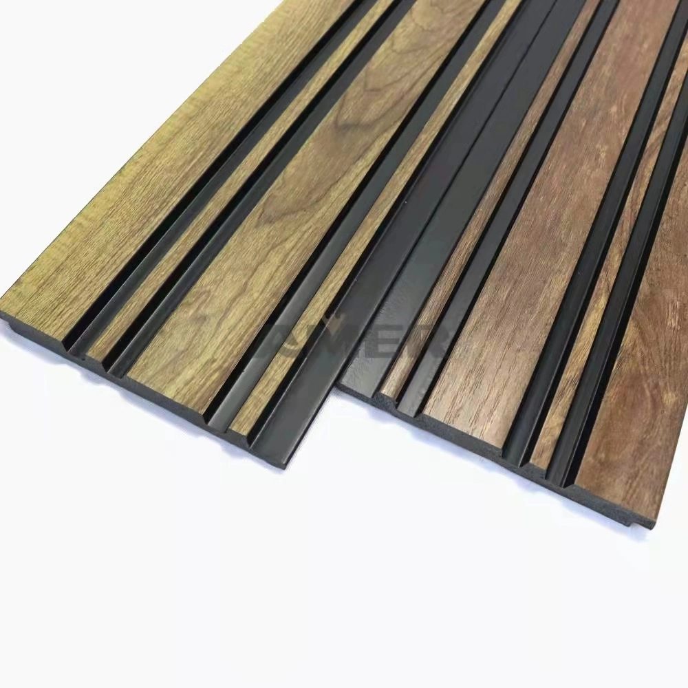 Multi Color Wood Grain PS Wall Panel Interior Decor Rongke