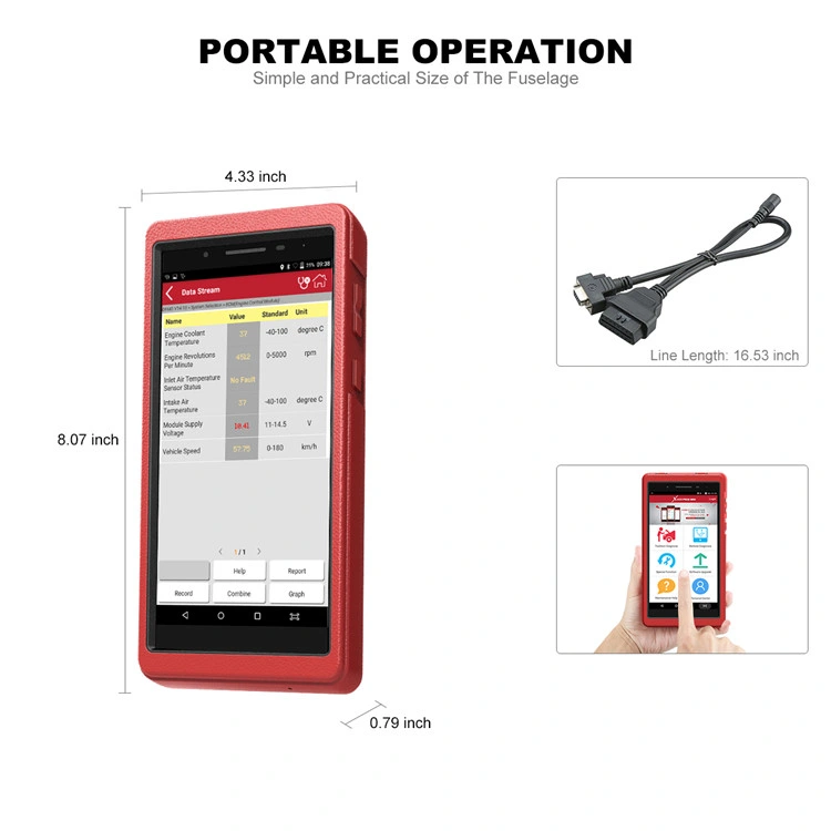 Lancez le diagnostic automatique du scanner de diagnostic de voiture X431 Pros Mini V3.0 Outil diagnostic complet du système scanner codage de l'ECU automobile