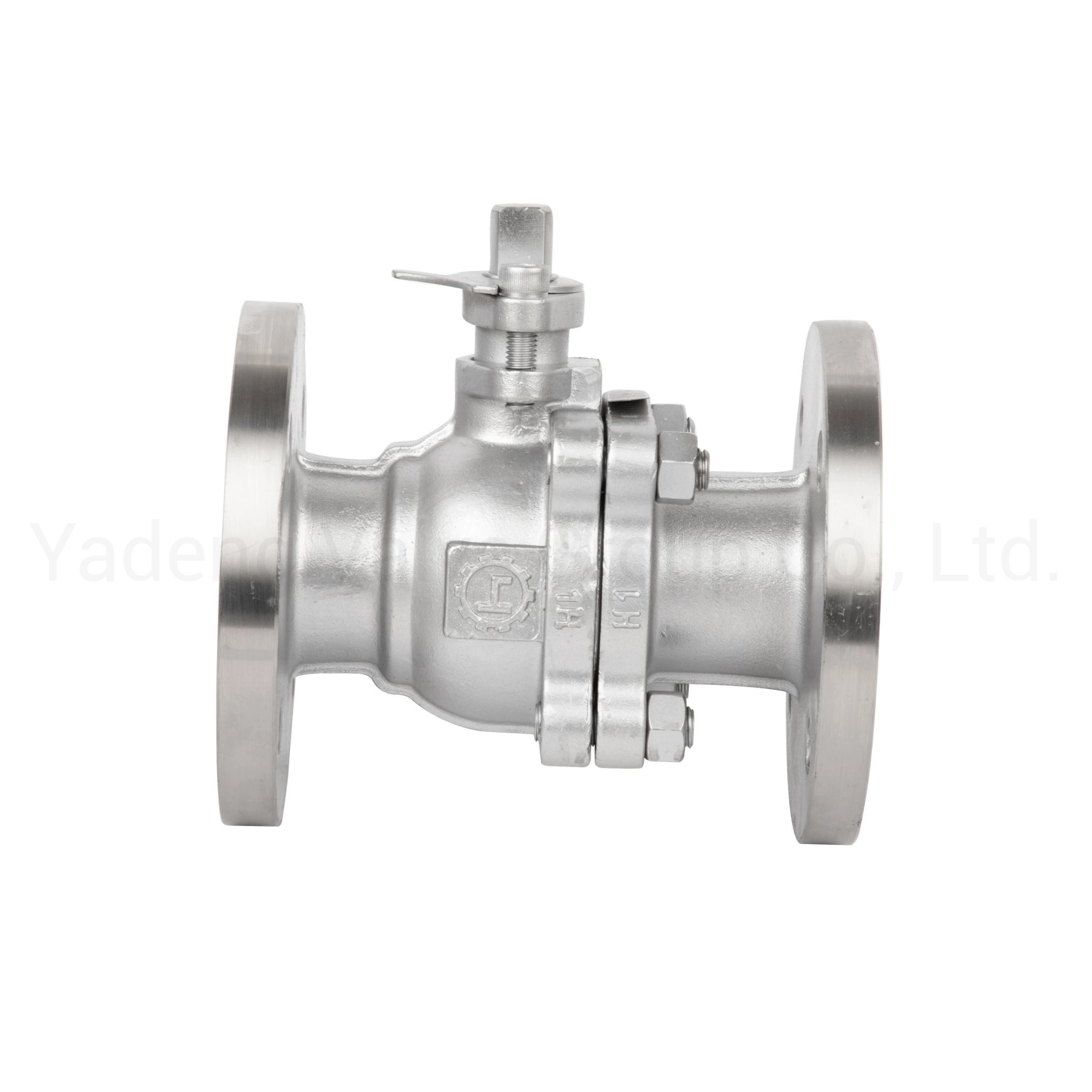 Pneumatic Actuator Special Material Cast Steel Water Industrial Flanged Ball Valve