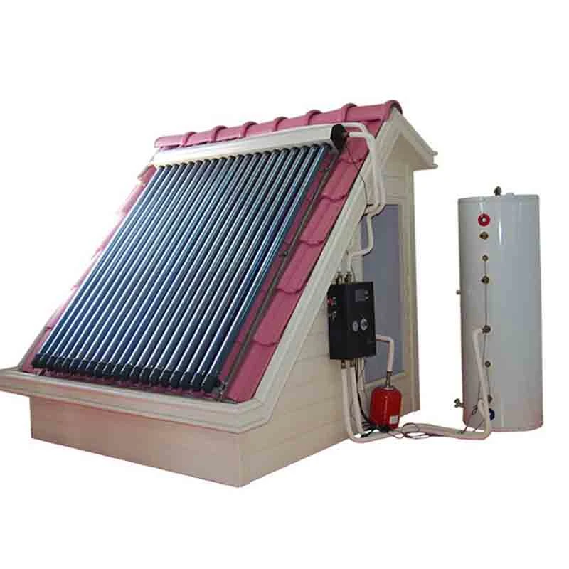 Pipe Flat Vacuum Water Collectors Heat Thermal Heater for Tube Panels Engineering Type Copper Glass High Panel Solar Collector