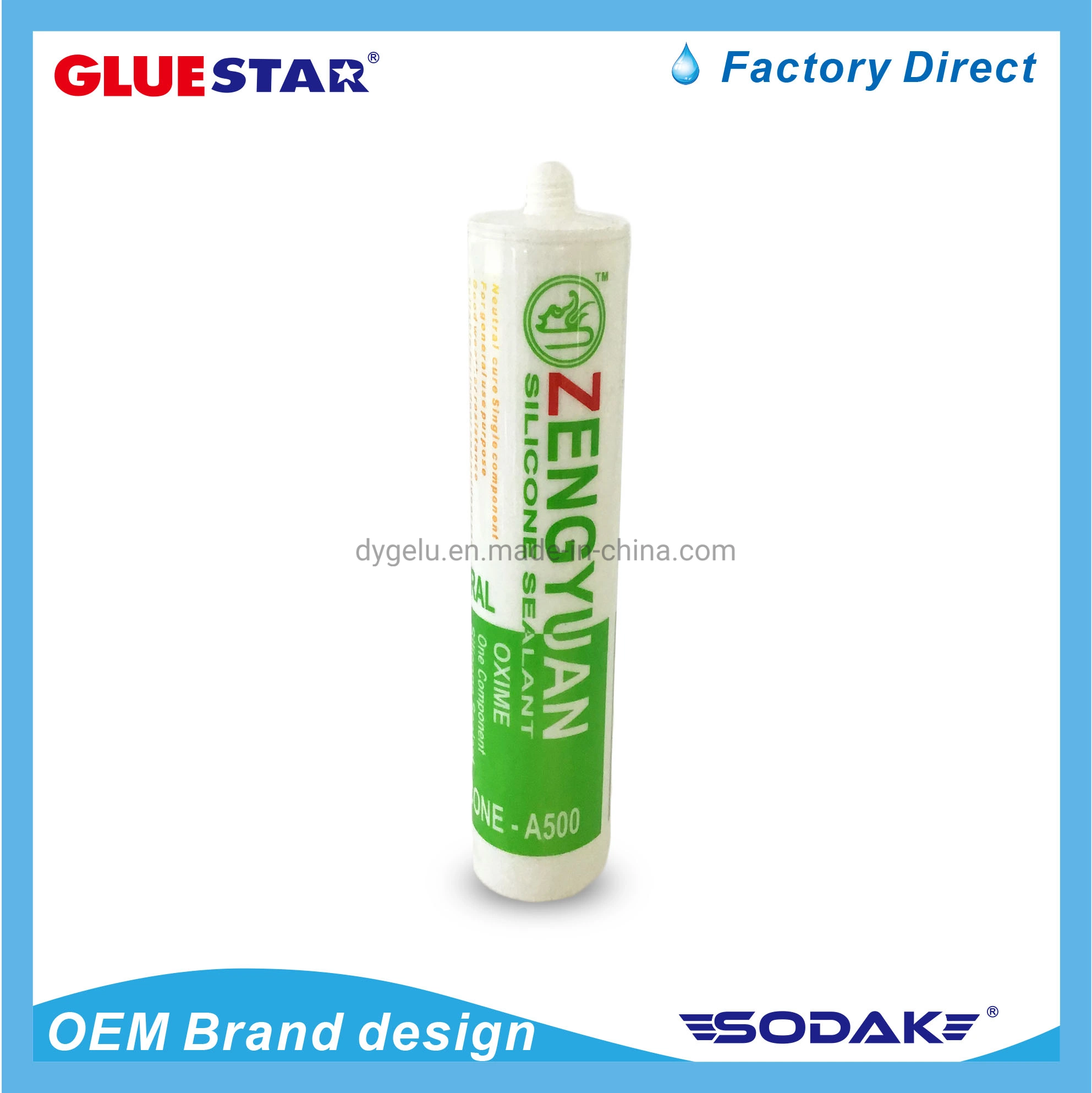 Water-Base Acid Acetic Acrylic Silicone Sealant Paintable Anti-Fungs Silicone Sealant Silicone Rubber