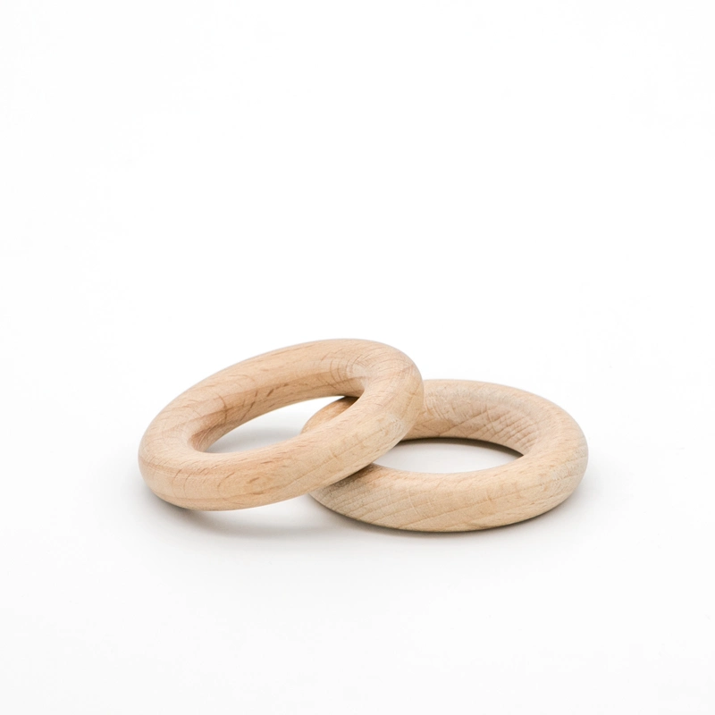 Wood Craft Toy Ring Teether