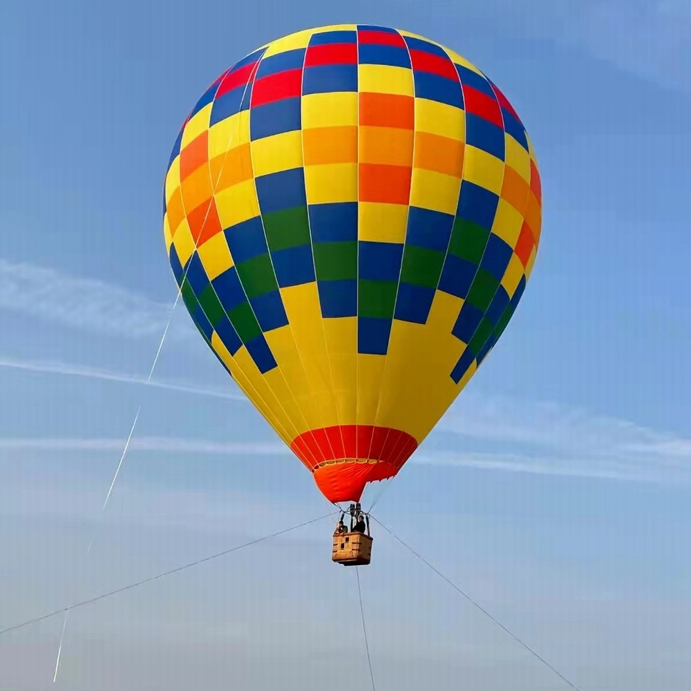 [F22t] Tourismus und Unterhaltung Werbung bemannte Tethered Heißluftballon