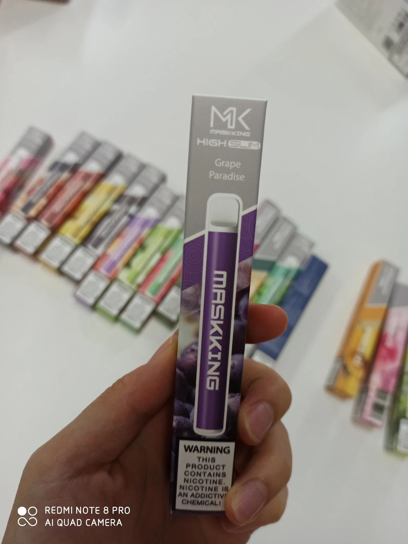 Disposable/Chargeable E Cigarette Original Supplier Maskking High Slim Vape