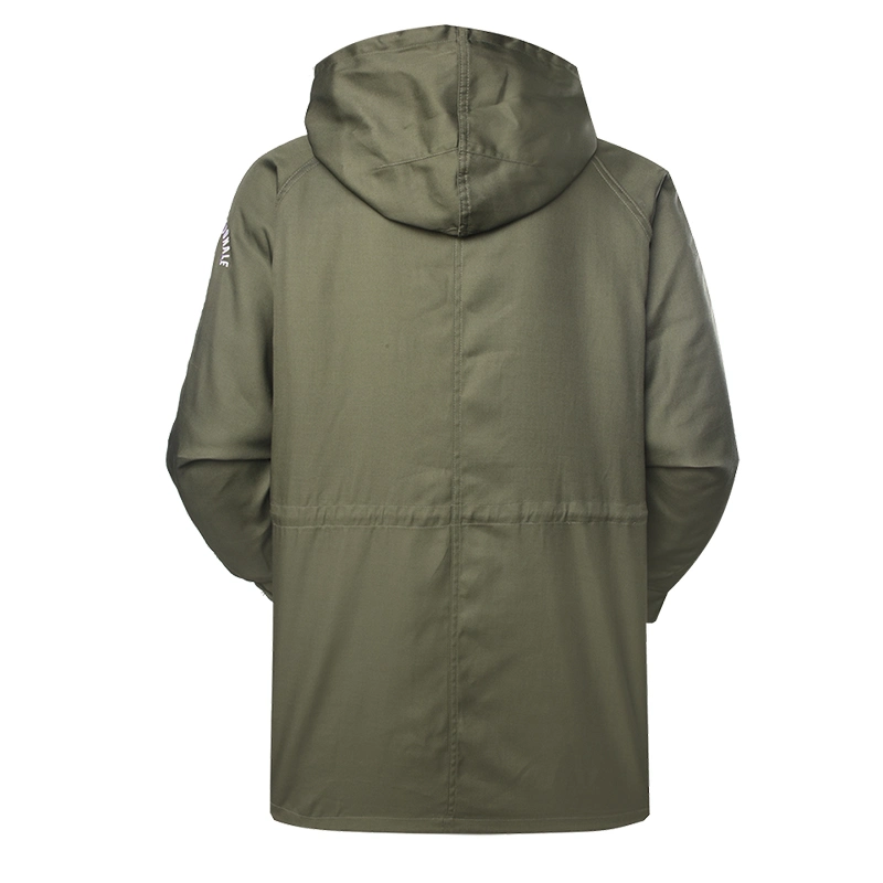 Chaqueta clásica de color verde oliva de combate tejido impermeable con 100% poliéster Para soldado y oficial