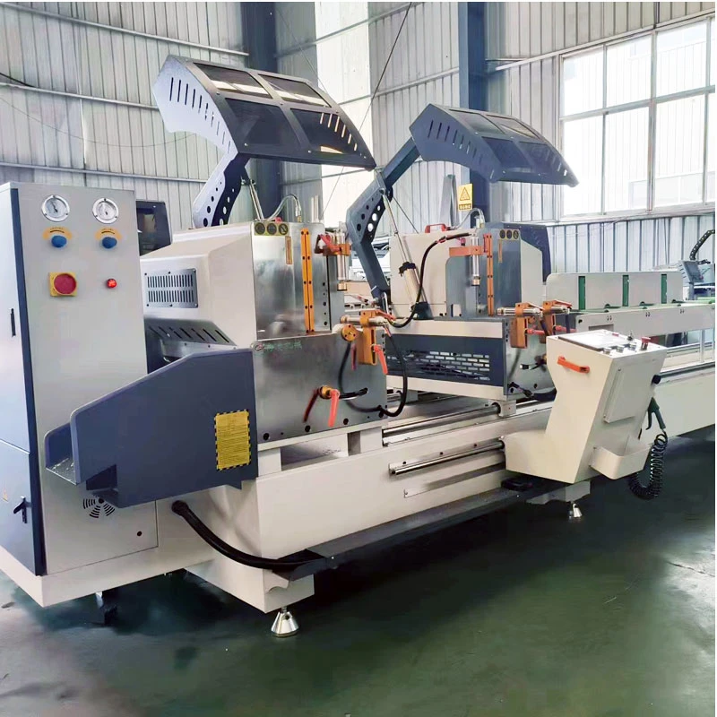 Professional Aluminum Window Door Making machinery Double Head Cutting Machine